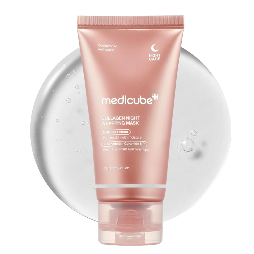 MEDICUBE - COLLAGEN NIGHT WRAPPING MASK - 75ML